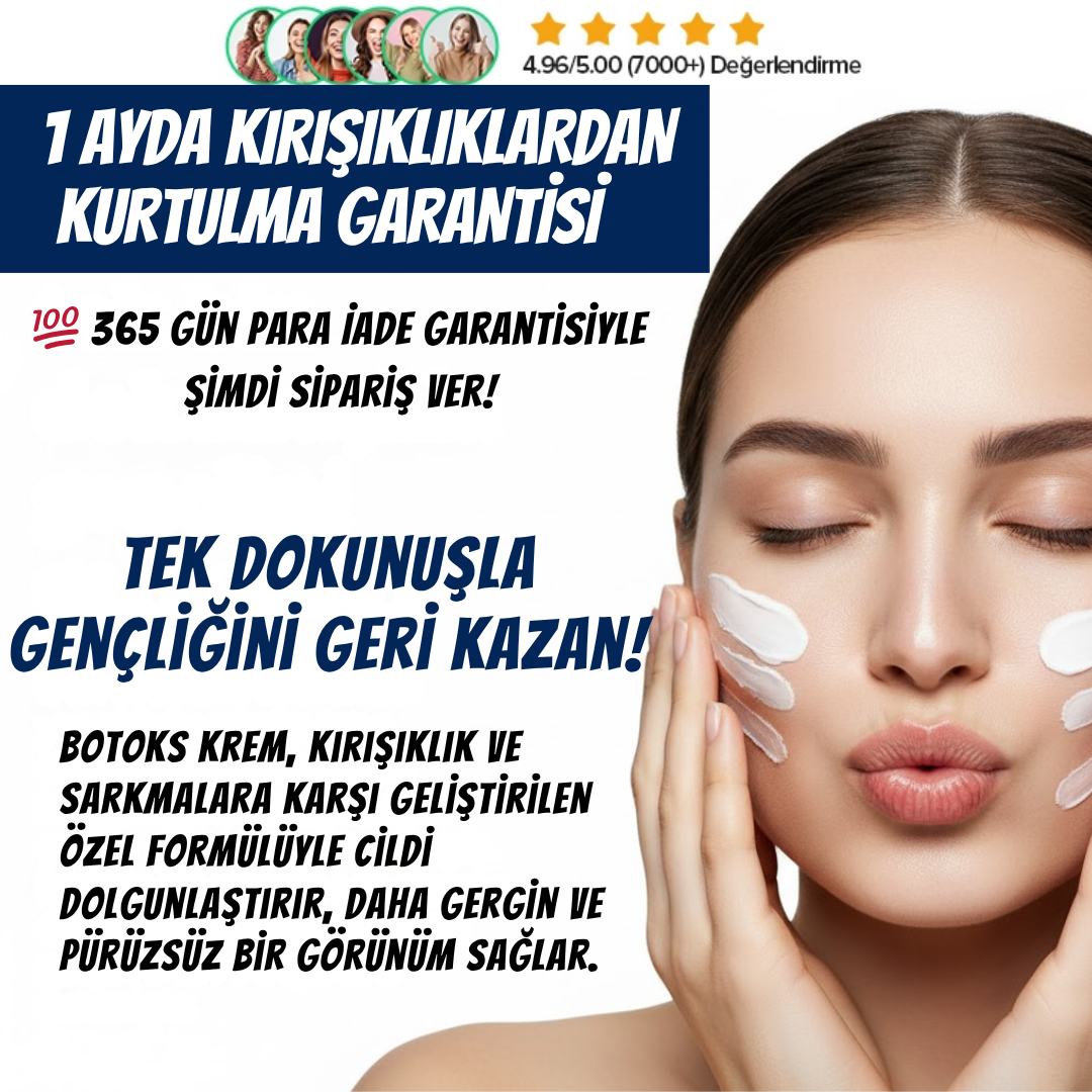 Kırışıklık Karşıtı Botoks Kremi