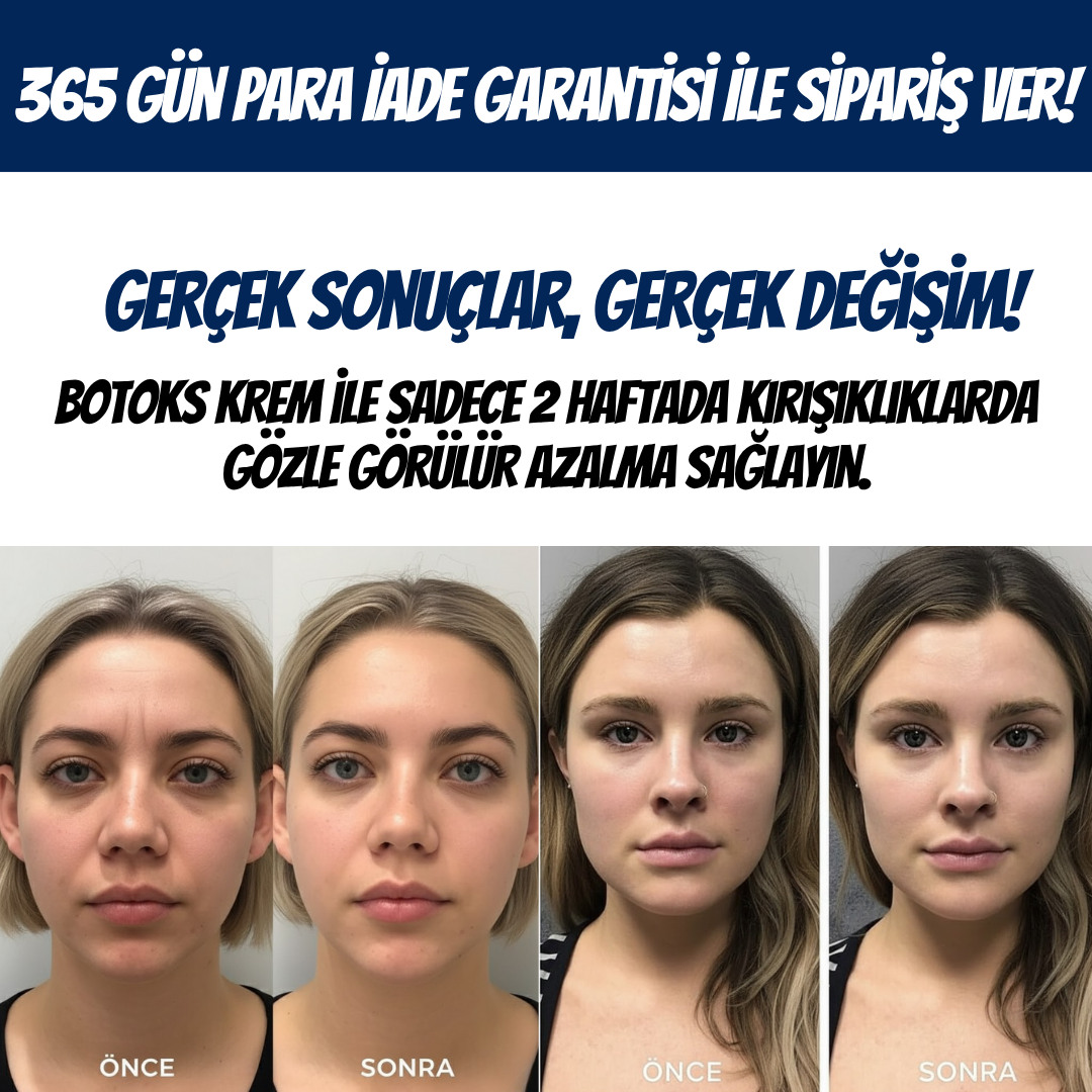 Kırışıklık Karşıtı Botoks Kremi