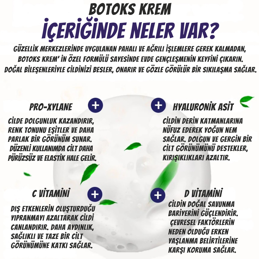Kırışıklık Karşıtı Botoks Kremi